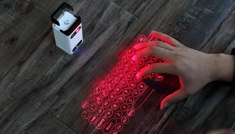 Laser Projection Keyboard – Infrared Keyboard – Virtual Laser Keyboard – For iPhone, iPad, Smartphone and Tablets – Hologram Keyboard -Wireless, with Bluetooth